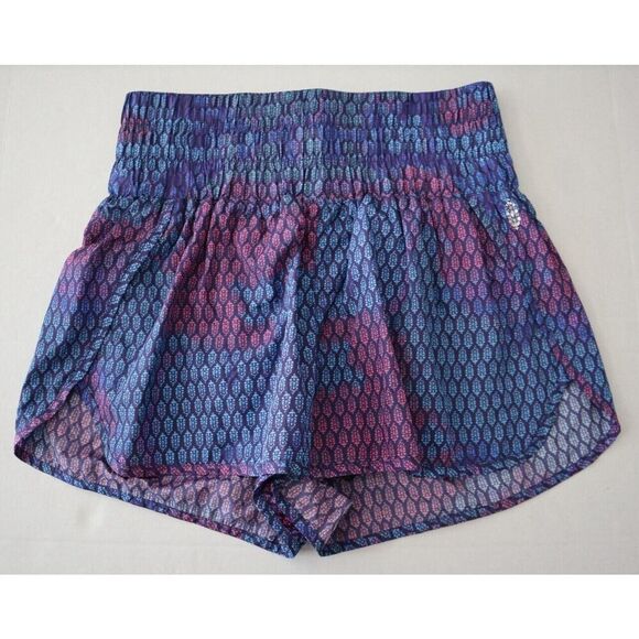 Free People Movement OB122354 Women Sz L Multicolor The Way Home Pull On Shorts - Picture 1 of 9
